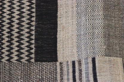 Diwan handwoven wool and tussar silk throw in Tahoe