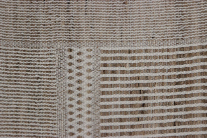 Diwan handwoven wool and tussar silk throw in Carmel